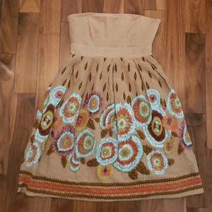 Strapless Cotton Summer Dress